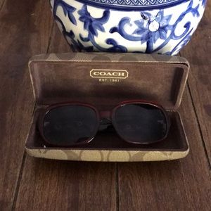 Coach sunglasses with case
